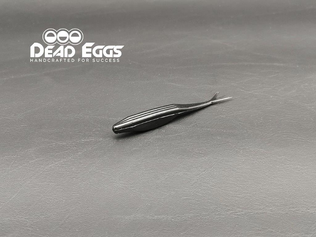 3.75"/95mm Split Tail "Sink Fast Jerk" 6 Pack - Dead Eggs LtdDead EggsSFJ375BK1