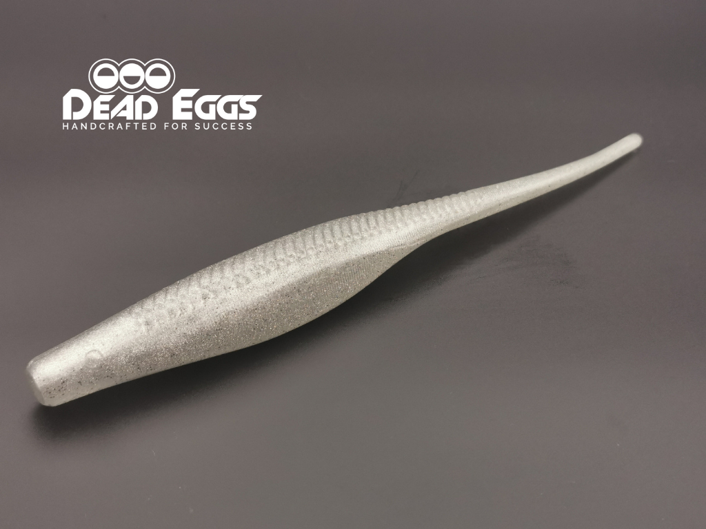 The 10"/254mm long profile bait in our range "Bad Larry" features a lightly ribbed profile with a long solid and durable body that will stand up to many fish. This is a soft bait designed for saltwater predators. Soft bait soft plastic for snapper kingfish and trevally 
