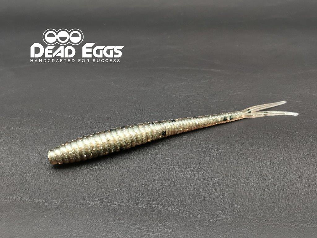 7"/180mm Split Tail "Bone Grubber" 5 Pack - Dead Eggs LtdDead EggsBG7GN1