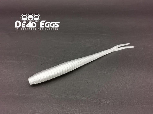 7"/180mm Split Tail "Bone Grubber" 5 Pack - Dead Eggs LtdDead EggsGB7SIL1